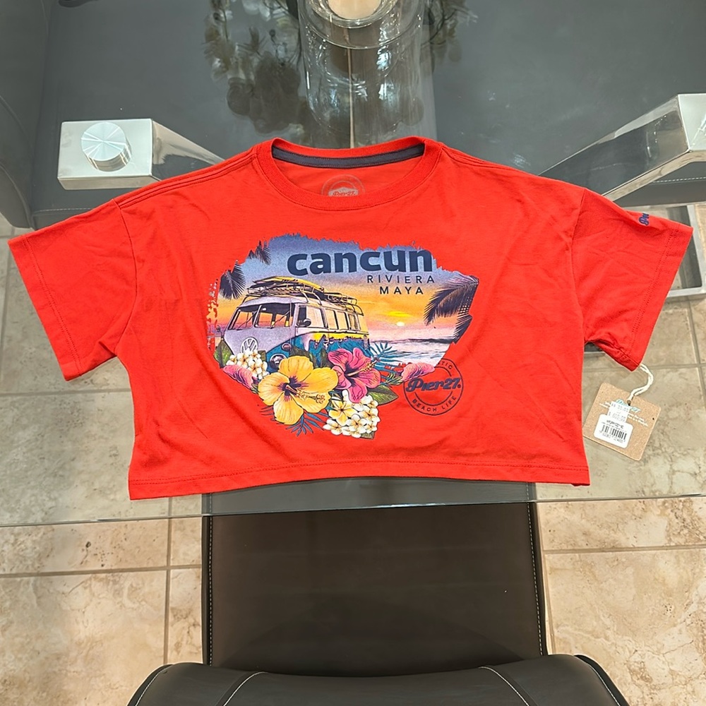 (Pier 27) Size:Small Women’s Orange Shirt